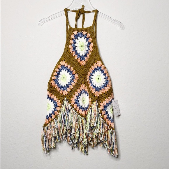 Free People Tops - NWT Free People Summer of Love Halter Top